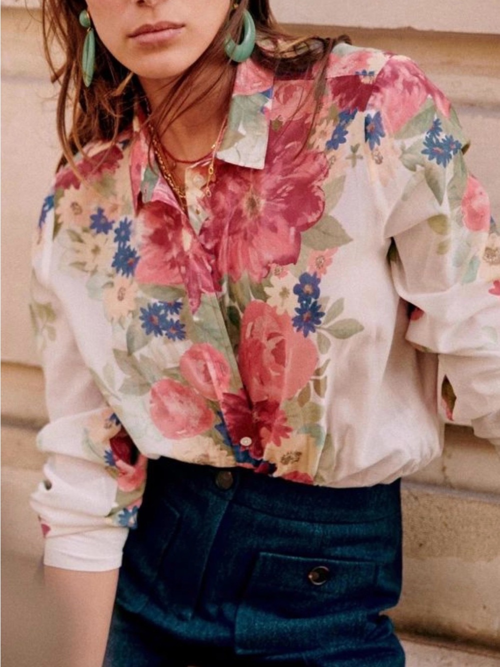 Sezane Pierro Shirt - Creation Floral